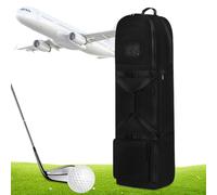 Borsa da golf da viaggio, in nylon, 130 x 37 x 25 cm, custodia impermeabile per mazze da golf, con scomparti con cerniera, per trasporto aereo, donne e uomini