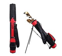 Borsa da Golf for Donna/Uomo, in PU Ultra Leggera Perfetta Portare sul Campo, con Cinghie for una Sacca Facile trasportare(Red)