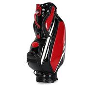 Borsa da golf in pelle leggera con divisori a 5 vie, per uomini e donne, grande capacità Sunday Golf Cart Bag per il Driving Range