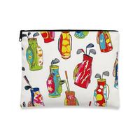 Borsa da golf organizer per trucchi, borsa da golf colorata per donne, custodia da viaggio in tela portatile, scelta perfetta per gli amanti del golf, borsa da toilette per festival primaverili ed