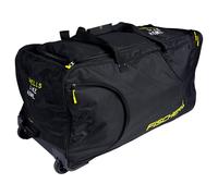 Borsa da hockey su ruote Fischer DeLuxe Black/Yellow Senior