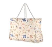 Borsa da lavoro colorata a prova di sabbia con tasche laterali per la spalla, weekend per piscina, palestra, viaggi di generi alimentari