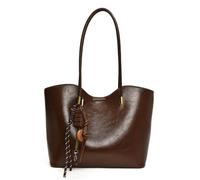 Borsa da lavoro professionale Borse a tracolla in pelle PU Borsa moderna per le donne che offrono durata e ampio spazio di archiviazione Borsa a tracolla alla moda, Marrone, One Size