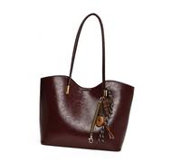 Borsa da lavoro professionale Borse a tracolla in pelle PU Borsa moderna per le donne che offrono durata e ampio spazio di archiviazione Borsa a tracolla alla moda, Rosso, One Size