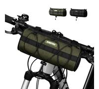Borsa da Manubrio Bici Borsa da Bicicletta Impermeabile Borsa Anteriore Bici Borsa Manubrio per Bicicletta Universale Borsa Telaio Bici con Tracolla per Bici da Strada Mountain Bike (2,5L, Verde)