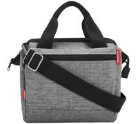 Klickfix Roomy Borsa da manubrio Torsione D'Argento 24x22x13 cm
