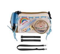 Borsa da manubrio per bicicletta, borsa anteriore per bicicletta, impermeabile, organizer da 2 l, per viaggi, donne, uomini, strada, montagna, trekking e pendolari quotidiani