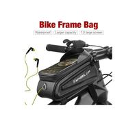 Borsa da manubrio per bicicletta - Non specificata - 7" - Impermeabile - Touchscreen - Antiurto