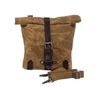 Borsa da manubrio per moto, custodia per attrezzi impermeabile, organizer in tela cerata vintage, custodia sicura per | Guida quotidiana, tour lunghi, viaggi in campeggio, viaggi avventurosi,