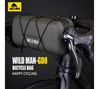 Borsa da Manubrio WILD MAN per Bici, Guscio Rigido in EVA, Impermeabile, con Tracolla, Accessori per Biciclette MTB e da Strada