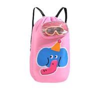 Borsa da nuoto per bambini, zaino da spiaggia per nuoto, attrezzatura separata da asciutto e bagnato, per escursionismo, yoga, danza, shopping, campeggio, viaggi, rosa, Refer to description