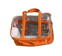 Borsa da nuoto per riporre articoli da toeletta, beauty case, portascarpe, occhiali protettivi, costume da bagno, borsa da spiaggia radio (arancione, taglia unica)