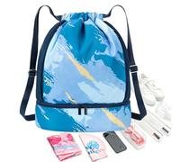 Borsa da nuoto, zaino da palestra | Leggermente impermeabile con coulisse per escursioni, nuoto, questa borsa da nuoto garantisce lo stile di vita attivo. La piscina resistente all'abrasione, palestra