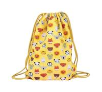 Borsa da palestra | 18 x 13 cm | 32 x 42 x 0,3 cm | Coulisse, poliestere, ritorno a scuola, vacanze, borsa per bambini, Amici degli animali, Middelgroot