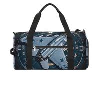 Borsa da palestra Air Force Fighter Jet per uomo e donna, impermeabile, grande borsone per allenamento da viaggio
