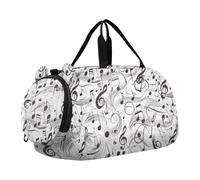 Borsa da palestra alla moda per bambini, con scomparto per scarpe, multifunzionale, per fine settimana, pernottamento, per ragazzi e ragazze
