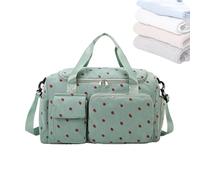 Borsa da palestra, ampia capacità, borsa sportiva con scarpa Compartment, viaggio Duffel for Women and Girls, Lightweight Portable Training Tote for Fitness and Weekend Trips, 18,9 x 9,45 x 10,63