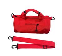 Borsa da palestra, ampia capacità di allenamento Shoulder Barrel Purse 11,02 x 5,91 pollici, regolabile in strap storage carrier for dance, yoga, swimming, hiking, viaggio e scuola, rosso, Se référer
