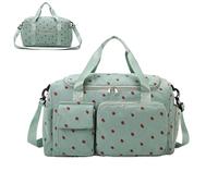 Borsa da palestra, ampia capacità, sport backapck with shoes Compartment, Portable Training Supplies, Travelling Accessories for Gym, Travel, Fitness, School, Beach, Campeggio, Uffizi, verde, Se