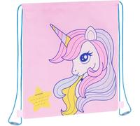 Borsa da palestra - Borsa da nuoto - Borsa con lacci - Rosa - Unicorno - Borsa da scuola