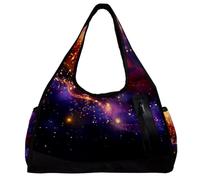 Borsa da palestra, borsa da palestra da uomo, borsa da allenamento, borsa da viaggio, borsa da weekender, buon Natale, Motivo 2160, 47x16.5x27cm(18.5x6.5x10.6in)