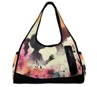 Borsa da palestra, borsa da palestra da uomo, borsa da palestra da donna, borsa da palestra per yoga, sport, palestra, motivo Happy Labor Day, blu, Motivo 2247, 47x16.5x27cm(18.5x6.5x10.6in)