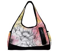 Borsa da palestra, borsa da palestra da uomo, borsa da palestra da donna, borsa da palestra per yoga, sport, palestra, motivo Happy Labor Day, blu, Motivo 2246, 47x16.5x27cm(18.5x6.5x10.6in)