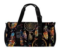 Borsa da palestra, borsa da palestra da uomo, borsa da palestra da donna, borsa per la notte, mandala etnico colorato, Motivo 676, 45x23x23cm(17.7x9x9in)
