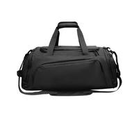 Borsa da palestra Borsa da viaggio di grande capacità Borsa da fitness alla moda Zaino casual Borsa per la notte Borsa per i fine settimana per tutti i giorni, Nero