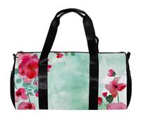 Borsa da palestra, borsa sportiva, borsa da palestra da donna, borsa tote per viaggi, allenamento, festa della mamma felice floreale, Motivo 2250, 45x23x23cm(17.7x9x9in)