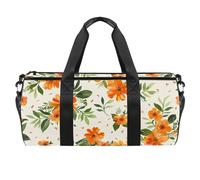 Borsa da palestra, borsone da uomo, borsa da allenamento, fitness, allenamento, danza, fiori pastorabili, papavero vintage, Motivo 6523, 45x23x23cm(17.7x9x9in)