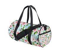 Borsa da palestra Borsone sportivo Borsa da weekend Tote Bird Floral Flower Borsa da allenamento da viaggio blu Zaino a tracolla per donna uomo