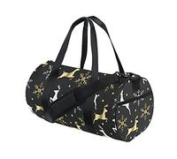 Borsa da palestra Borsone sportivo Borsa da weekend Tote Buon Natale Alce Cervo Inverno Capodanno Viaggio Allenamento Borsa Zaino a tracolla per Donna Uomo