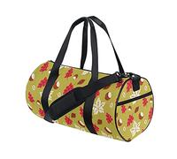 Borsa da palestra Borsone sportivo Borsa da weekend Tote Foglie d'acero Autunno Giorno del Ringraziamento Halloween Verde Borsa da allenamento da viaggio Zaino a tracolla per donna Uomo