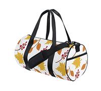 Borsa da palestra Borsone sportivo Borsa da weekend Tote Foglie d'acero Fiori floreali Autunno Giorno del Ringraziamento Borsa da viaggio per allenamento Zaino a tracolla per donna Uomo