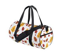 Borsa da palestra Borsone sportivo Borsa da weekend Tote Foglie d'acero Fiori floreali Autunno Giorno del Ringraziamento Borsa da viaggio per allenamento Zaino a tracolla per donna Uomo