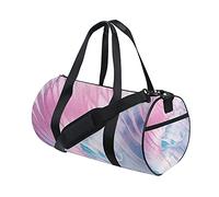 Borsa da palestra Borsone sportivo Borsa da weekend Tote Piuma Borsa da allenamento da viaggio a righe vintage bohémien astratta Zaino a tracolla per donna Uomo