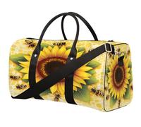 Borsa da palestra con api astratte a nido d'ape per uomini e donne, resistente all'acqua, pieghevole, da viaggio, leggera, da portare con sé, per allenamento in ospedale