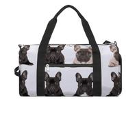 Borsa da palestra con bulldog francese, borsa da palestra per donne e uomini, borsa da palestra con scomparto per scarpe riutilizzabile, mini borsa da palestra, bulldog francese, taglia unica