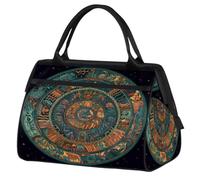 Borsa da palestra con pianeti e angeli e demoni, per donne e uomini, da viaggio, sport, con custodia trolley, impermeabile, per sport, weekend, per la notte, per viaggi, palestra, sport, Pianeti