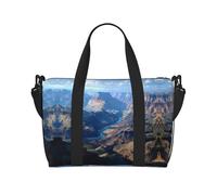 Borsa da palestra con stampa Grand Canyon da donna, borsa per la notte, borsa per oggetti personali, borsa a tracolla per donne e uomini, taglia unica