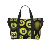 Borsa da palestra con stampa kiwi verde, borsa da viaggio per fine settimana, adatta per viaggi d'affari