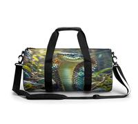 Borsa da palestra con stampa serpente Cobra, per uomo e donna, per oggetti personali, borse da allenamento, borsa da palestra leggera per viaggi, sport e fitness.