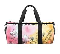 Borsa da palestra da donna, borsa sportiva, borsa da palestra da donna, borsa tote per viaggi, allenamento, Happy Labor Day, motivo blu, Motivo 2238, 45x23x23cm(17.7x9x9in)