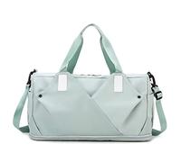 Borsa da palestra da donna borsa sportiva fitness borsa da allenamento per scarpe da viaggio tappetino da yoga asciutto e bagnato (colore: nero) piccolo regalo, Verde