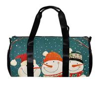 Borsa da palestra da donna, borsone da uomo, borsa da palestra da donna, borsa da palestra per yoga, sport, palestra, buon Natale Babbo Natale, Motivo 2170, 45x23x23cm(17.7x9x9in)