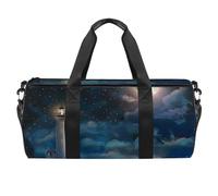 Borsa da palestra da donna, borsone da uomo, borsone da palestra, borsa per il weekend notturno, borsa per il weekend con frutta, anguria, rosso acquerello, Motivo 1462, 45x23x23cm(17.7x9x9in)