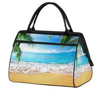 Borsa da palestra da spiaggia per uomo e donna, borsa da viaggio sportiva da viaggio impermeabile per weekend e pernottamento borsa leggera da portare a mano