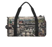 Borsa da palestra della regione di Salisburgo per uomo e donna, borsa da palestra impermeabile, grande borsa da viaggio per allenamento