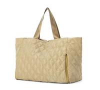 Borsa da palestra di grande capacità borsa da viaggio borsa da fitness alla moda borsa trapuntata per la notte borsa da fine settimana borsa a tracolla alla moda, cachi